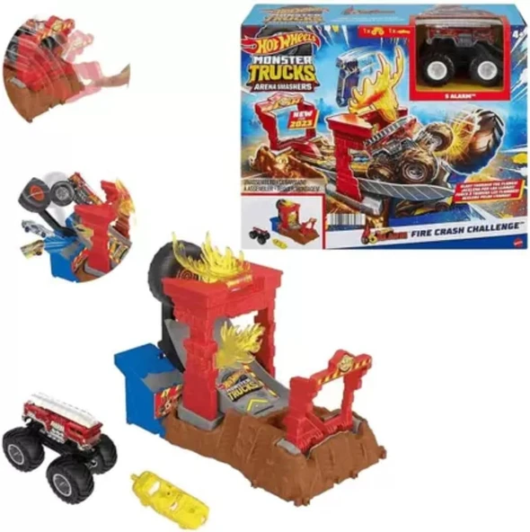 Hot Wheels-Monster Trucks Arenada Mücadeleye Başlangıç Setleri Hnb87-Hnb90 ürün görseli 1