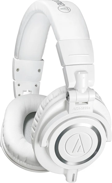 Audio-Technica M50Xwh Stüdyo Kulaklık Beyaz Kablolu, Kapalı - Creators, Dj'Ler, Podcasting, Kayıt Ve ürün görseli 1