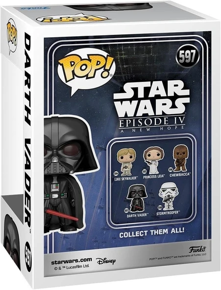 Funko Pop Figür Star Wars: Star Wars New Classic- Darth Vader - Resim 3
