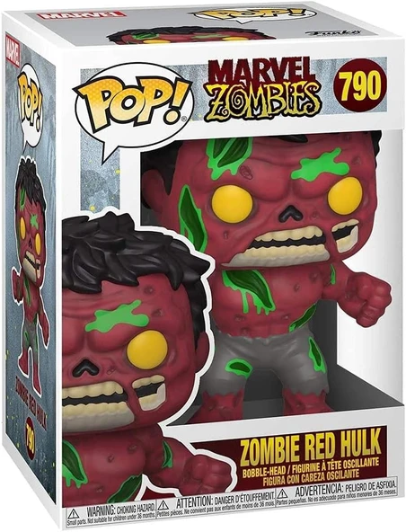 Funko Pop Figür Marvel: Marvel Zombies- Red Hulk - Resim 2