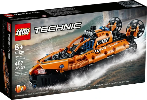 Lego Technic Kurtarma Hoverkraftı 42120; Heyecan Verici Oyuncak Araçları Seven Çocuklar İçin Model Y ürün görseli 1