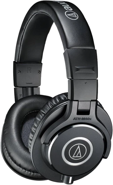 Audio Technica Ath-M40X Profesyonel Stüdyo Monitör Kulaklığı, Siyah, Standart ürün görseli 1