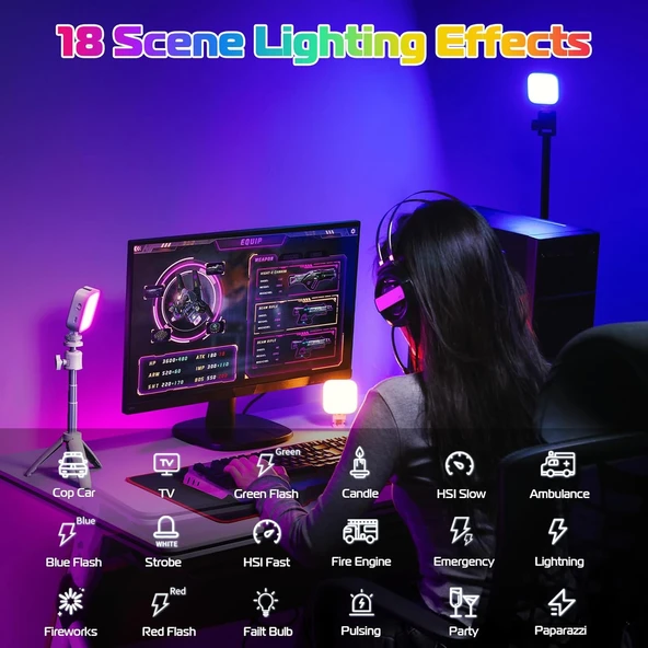 Ulanzi U60 Rgb Video Light L026Gbw1 - Resim 7
