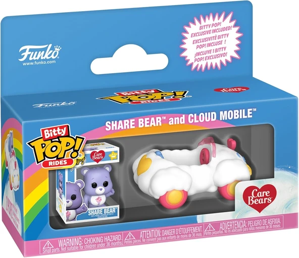 Funko Die Glücksbärchis Cloud Mobile (Bitty Pop! Ride) Vinil Figür Üniseks Pop! Standart ürün görseli 1