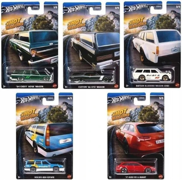 Hot Wheels 5'Li Araba Seti - Hwr56 Hot Wagons ürün görseli 1