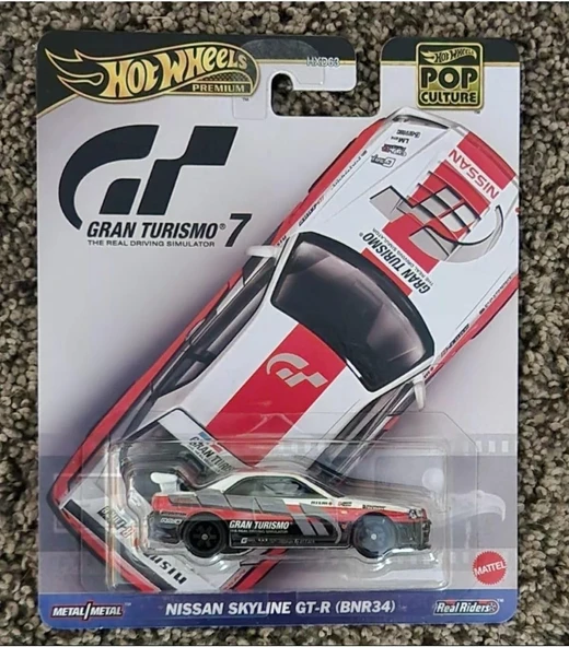 Hot Wheels Gran Turismo 7 1/64 Nissan Skyline Gtr R34 Koleksiyon Modeli Oyuncak Araba, Oyuncak Araba ürün görseli 1