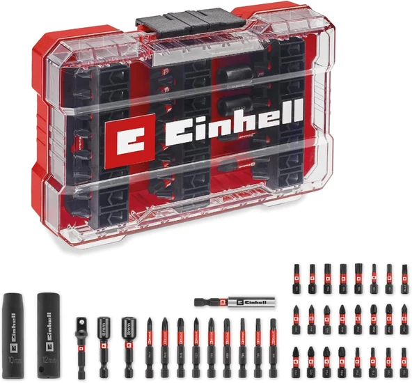 Orijinal Einhell M-Case 39-Parça Darbeye Dayanıklı Uç Ve Lokma Seti (25 Mm Uçlar, 50 Mm Uçlar, Altıg ürün görseli 1