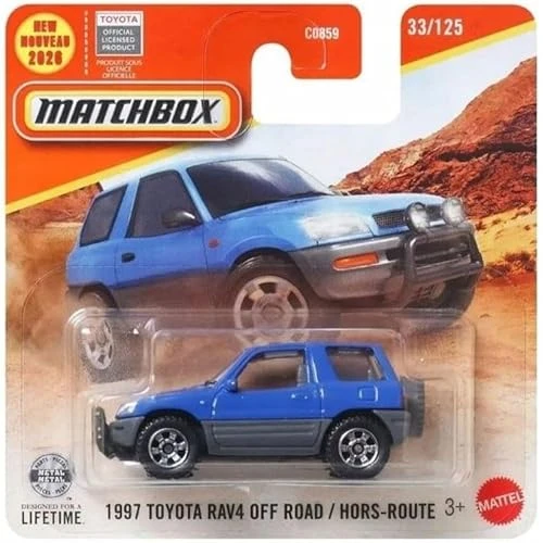 Matchbox 1997 Toyota Rav4 Off Road - Blue (1/64) Jhn57 ürün görseli 1