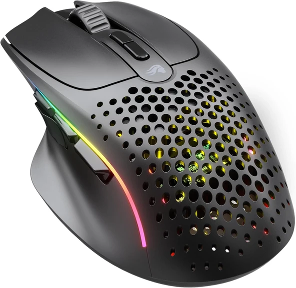 Glorious Model I 2 Rgb Kablosuz Bamf Sensörlü 26000 Dpi 75 Gram Gaming Mouse Mat Siyah ürün görseli 1