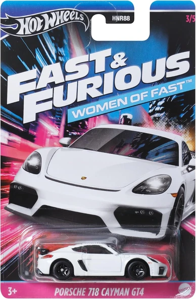 Hot Wheels Fast & Furious Porsche 718 Cayman Gt4 - Women Of Fast (1/64) ürün görseli 1
