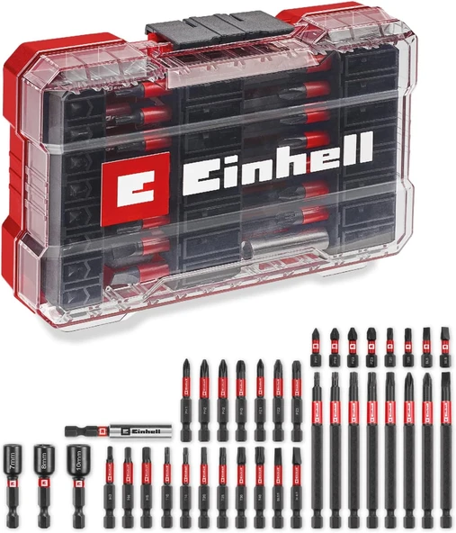 Orijinal Einhell M-Case 38-Parça Darbeye Dayanıklı Uç Seti (25 Mm Uçlar, 50 Mm Uçlar, 90 Mm Uçlar, A ürün görseli 1
