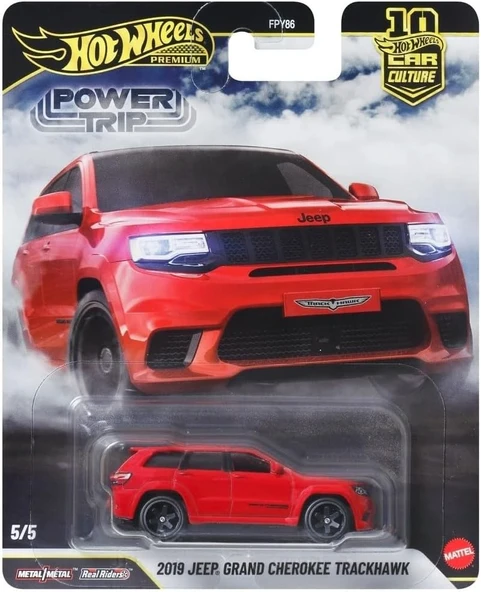 Hot Wheels Premium Araba Kültürü Jeep Grand Cherokee Trackhawk Suv Spor Araba Premium Koleksiyonu 1: ürün görseli 1