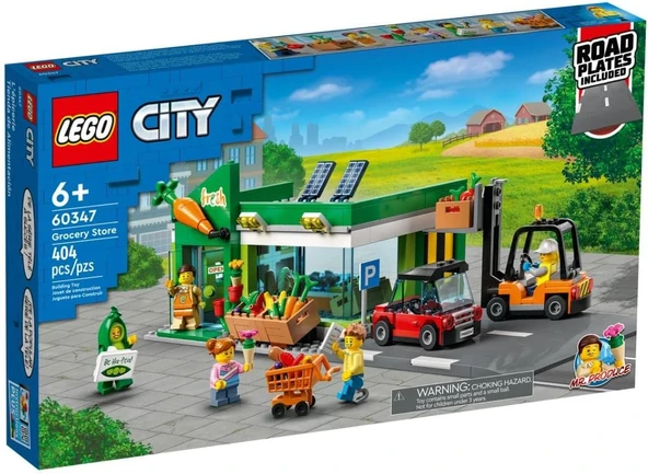 Lego® City Market 60347-6 Yaş Ve Üzeri Çocuklar Için Zengin Özelliklerle Dolu Bir Dükkan İçeren Oyun ürün görseli 1