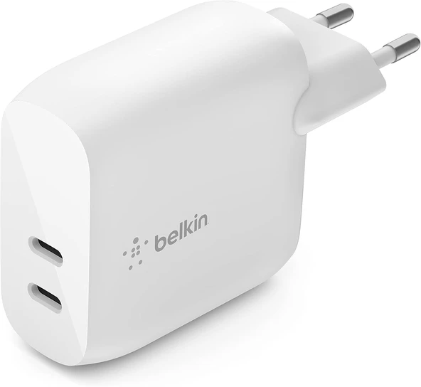 Belkin Çift 20W Usb-C Pd Duvar Şarj Cihazı 40W ürün görseli 1