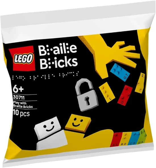 30711 Lego Braille Bricks Braille Yapım Parçalarıyla Oynayın ürün görseli 1