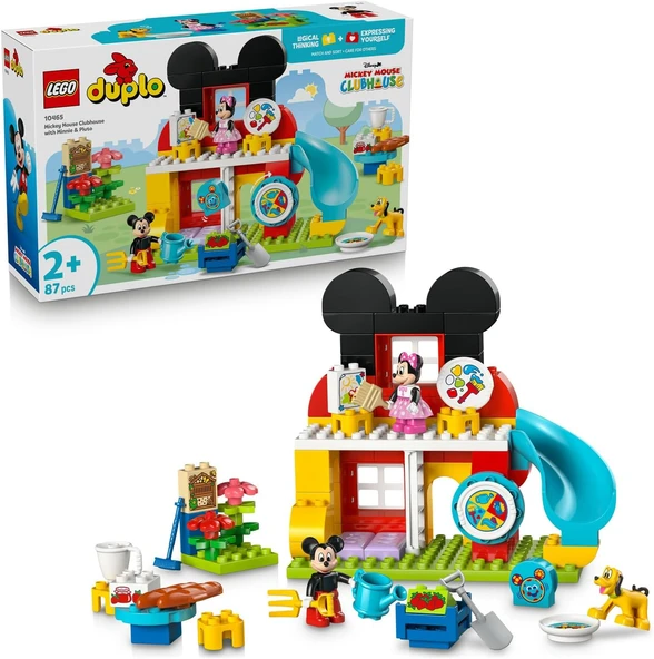 Lego Duplo │ Disney Minnie Ve Pluto Ile Mickey’Nin Kulüp Evi 10465-2 Yaş Ve Üzeri Çocuklar Için Kara ürün görseli 1