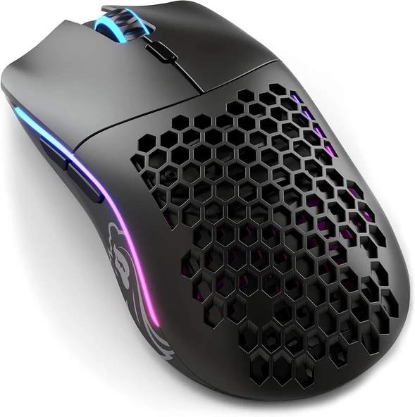 Glorious Model O Rgb Minus Kablosuz Bamf Sensörlü 19000 Dpi 65 Gram Gaming Mouse Mat Siyah ürün görseli 1
