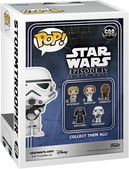 Funko Pop Figür Star Wars New Classic Stormtrooper - Resim 4