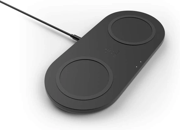 Belkin Kablosuz 10 W Çiftli Şarj Cihazı, Iphone 15, 14, 13, 12, Se, 11, Xs, Xr, X, 8, Airpods Pro, S ürün görseli 1