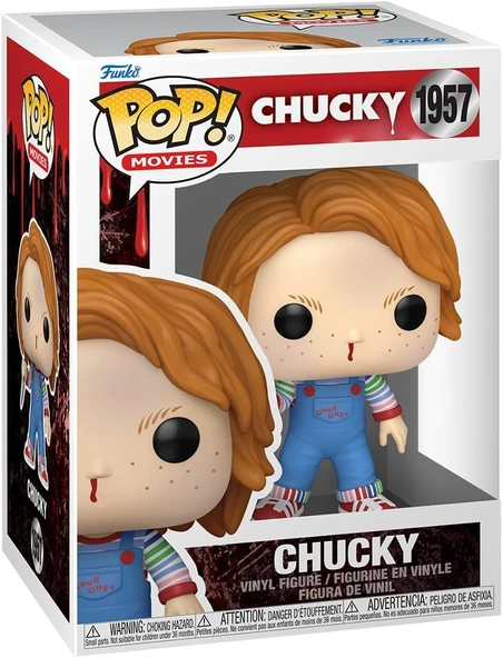 Funko Pop! Movies: Chucky – Koleksiyon Figürü Vinil – Hediye Fikri – Resmi Ürün – Çocuklar Ve Yetişk ürün görseli 1
