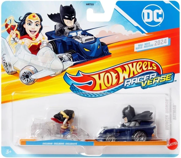 Hot Wheels Racer Verse Wonder Woman Ve Batma 2'Li Paket - Hrt23 ürün görseli 1