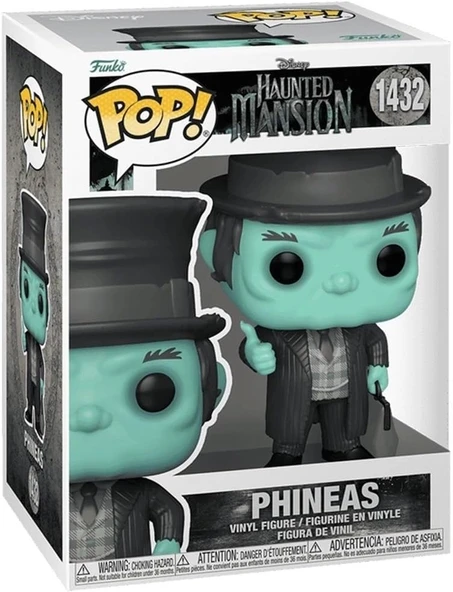Funko Pop! Disney The Haunted Mansion Phineas Vinil Figür, 9,5 Cm, Koleksiyon ürün görseli 1