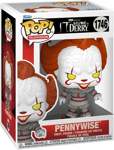 Funko Pop! Tv: Welcome To Derry - Pennywise - Vinil Koleksiyon Figürü - Hediye Fikri - Resmi Ticari ürün görseli 1