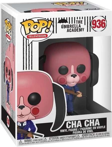 Funko-45.054 Pop Tv: Şemsiye Akademisi Cha Ağırlık / Tahsil Şekil, Çok Renkli Maske ürün görseli 1