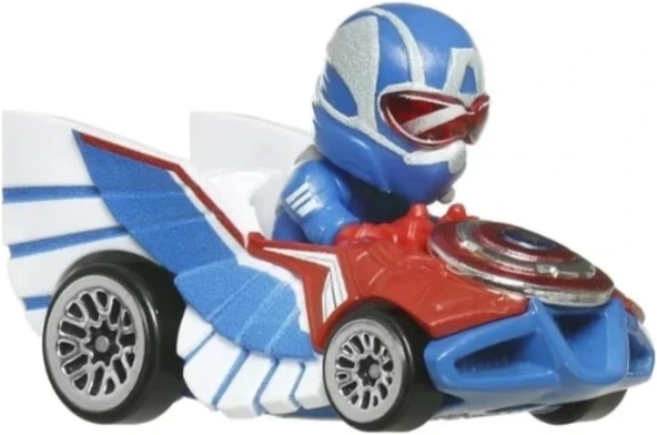 Hot Wheels Racerverse Marvel Captain America New 2025 Tekli Oyuncak Araba ürün görseli 1