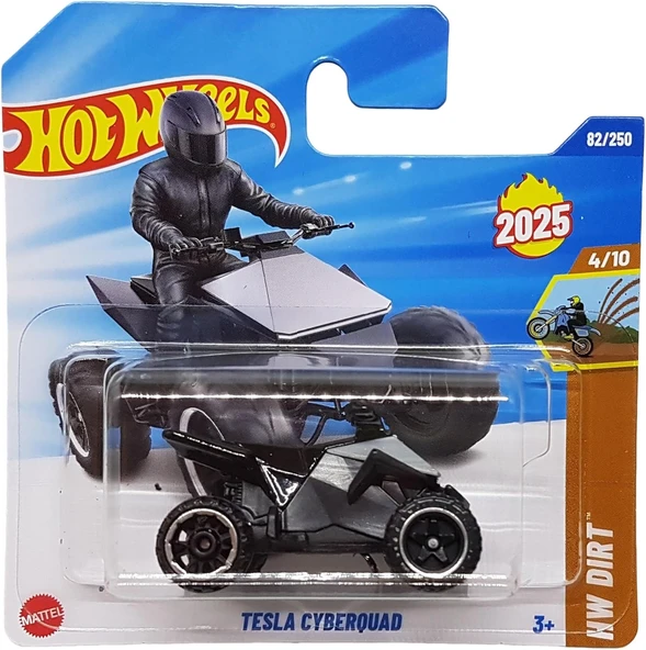 Hot Wheels - Tesla Cyberquad - Hw Dirt 4/10 - Hyw31 - Short Card - Mattel 2025-1:64 ürün görseli 1
