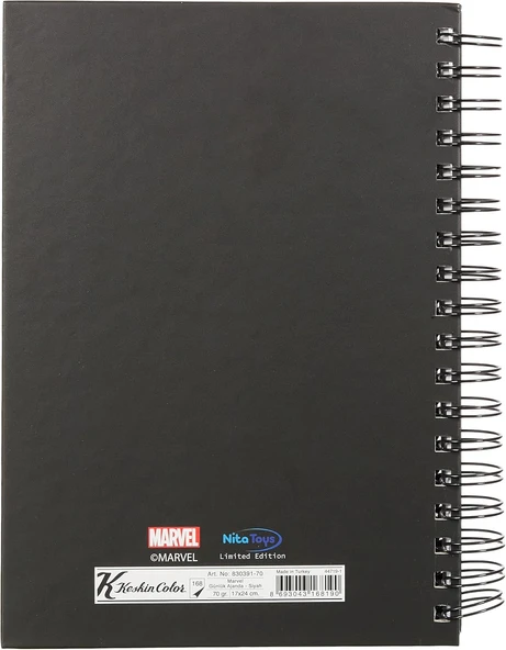 Funko Marvel Ajanda Siyah 2023 (Lisanslı) Limited Edition - Resim 2