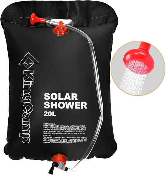 Kingcamp Solar Shower 20 L Kamp Duşu ürün görseli 1