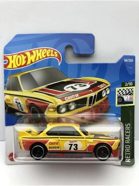 Hot Wheels 2022 73 Bmw 3.0 Csl Race Car 1:64 Ölçek 2/10, Oyuncak Araba ürün görseli 1
