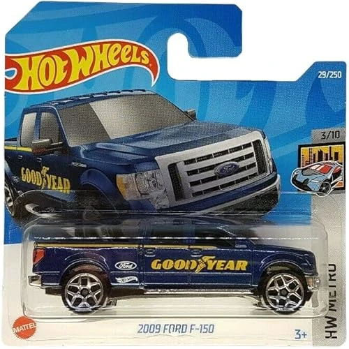 Hot Wheels - 2009 Ford F-150 - Hw Metro 3/10 - Hct48 - Kısa Kart - Pikap Kamyonu - İyi Yıl - Mattel ürün görseli 1