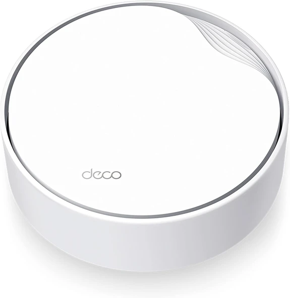 Tp-Link Deco X50-Poe 1-Pack, Ax3000 Mbps, Poe Destekli, Dual-Band, 2,5Gbps Ethernet Portu, 150 Cihaz ürün görseli 1