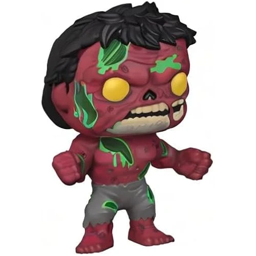Funko Pop Figür Marvel: Marvel Zombies- Red Hulk - Resim 3