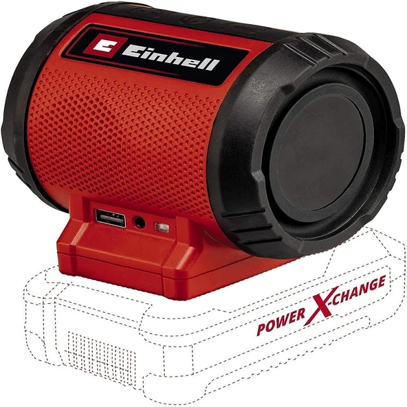 Einhell Akülü Hoparlör Tc-Sr 18 Li Bt - Solo Power X-Change (Lityum-İyon, Maksimum 85 Db, Bluetooth, ürün görseli 1