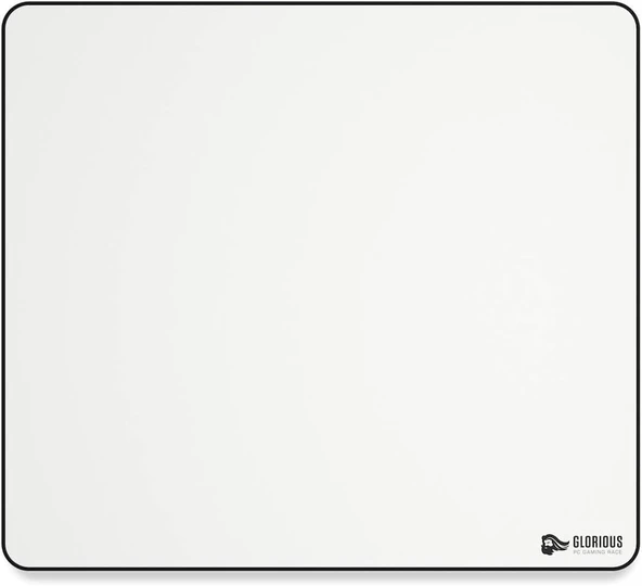Glorious Pc Gaming Race Dikişli Kenar 5Mm Uzatılmış Mousepad 46 X 41 Cm Beyaz ürün görseli 1