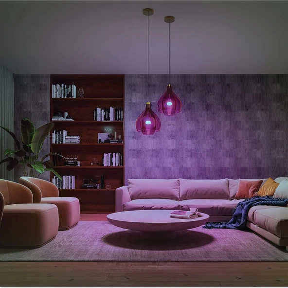 Philips Huewca 9-75W Renkli Akıllı Ampul E27 Bluetooth Özellikli - Resim 8