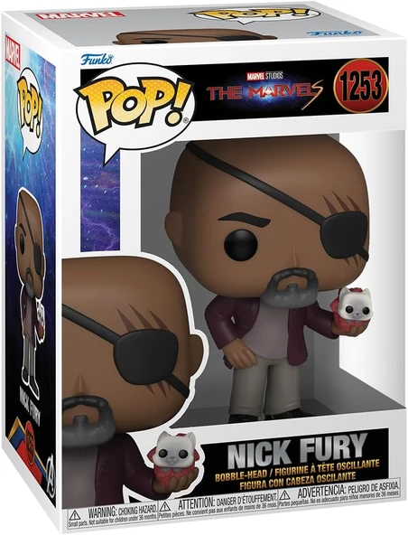 Funko Pop! Vinyl: The Marvels - Nick Fury - Vinil Koleksiyon Figürü - Hediye Fikri - Resmi Ticari Ür ürün görseli 1
