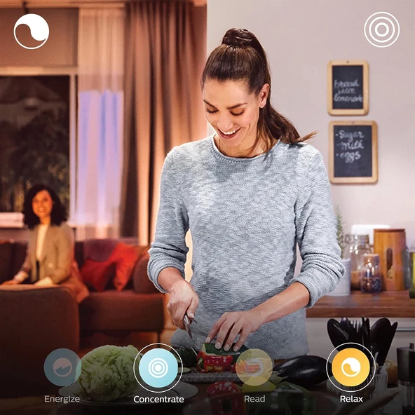 Philips Huewca 9-75W Renkli Akıllı Ampul E27 Bluetooth Özellikli - Resim 6