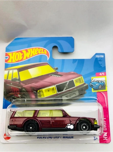 Hot Wheels 2022 Yeni - New Volvo 240 Drift Wagon 1:64 Ölçek Hotwheels Marka 4/5 ürün görseli 1