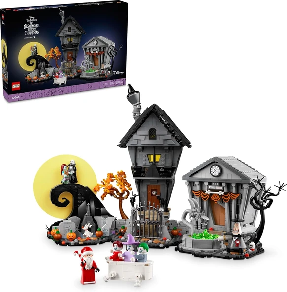 Lego® 21351 Ideas Disney Tim Burton'Un Noel Gecesi Kabusu, Yapı Seti, Noel Temalı ürün görseli 1