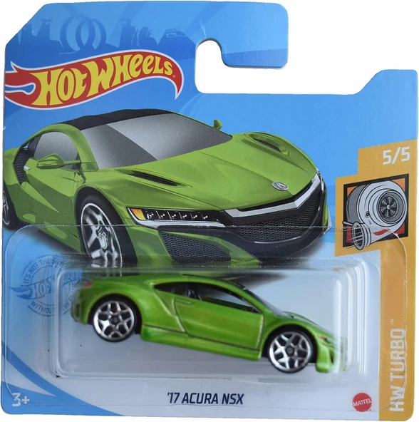 Hot Wheels '17 Acura Nsx, Hw Turbo 5/5 [Yeşil] Kısa Kart ürün görseli 1