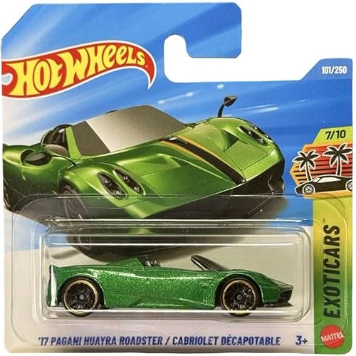 '17 Pagani Huayra Roadster - Green - Short Card (1/64) Jjh99