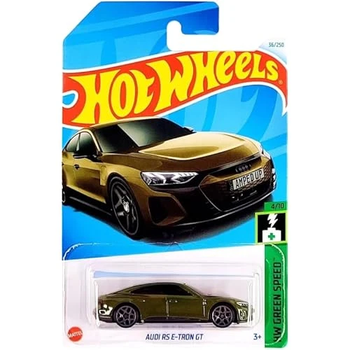 Hot Wheels - Audi Rs E-Tron Gt (1/64) Dark Green - Long Card - 2024 Case ürün görseli 1