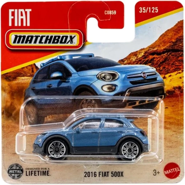 Hot Wheels Matchbox 2016 Fiat 500X - Blue Sky Metalic (1/64) 2025 Case ürün görseli 1