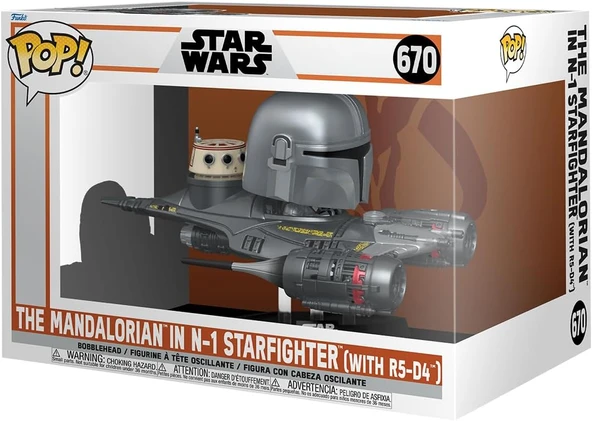 Funko Pop! Ride Süper Deluxe: R5-D4 Ile N-1 Starfighter Mandalorian ürün görseli 1