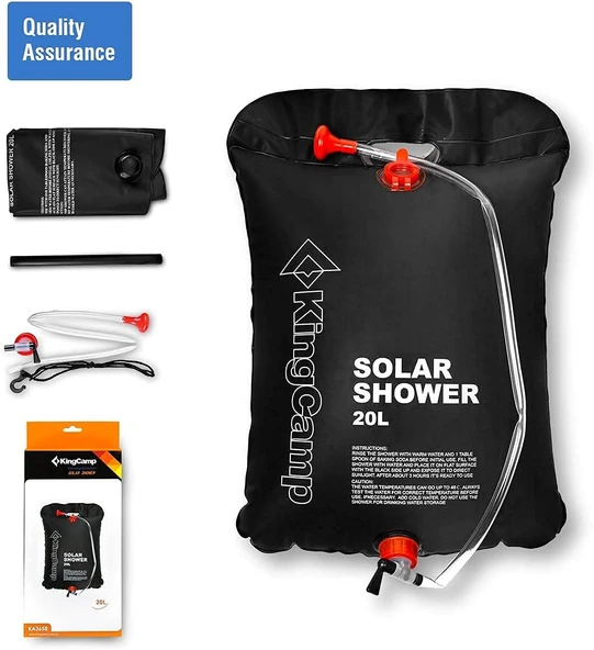 Kingcamp Solar Shower 20 L Kamp Duşu - Resim 8