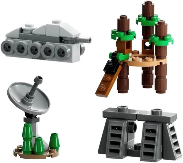 Lego Star Wars - Endor Bunker + Turbo Tank + Ewok Village - Endor Shield Protector ürün görseli 1